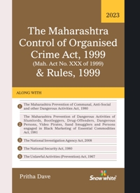 THE MAHARASHTRA CONTROL OF ORGANISED CRIME ACT, 1999 & RULES, 1999